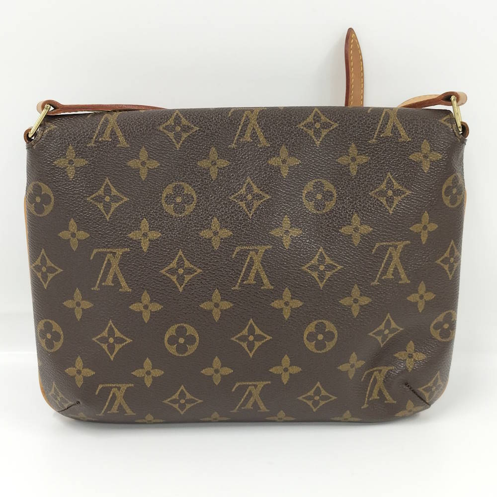 Louis Vuitton Tango Shoulder Musette Bag Short Monogram Brown